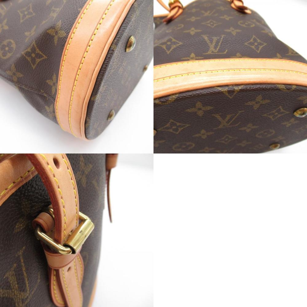 Louis Vuitton Bag Bucket Brown Tote Monogram PM - Picture 10 of 10